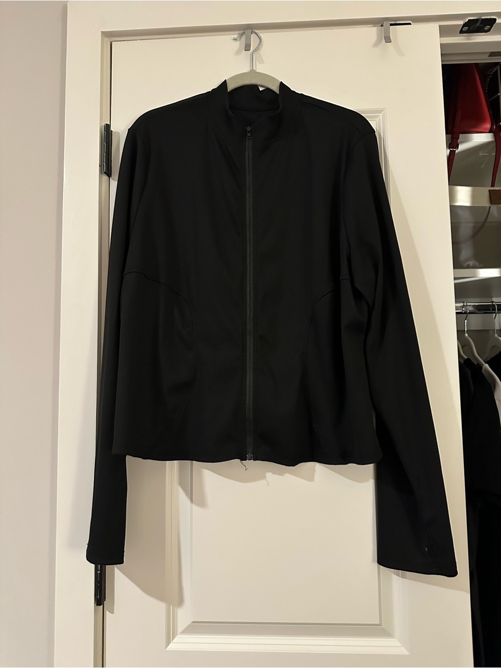 SHEIN Black Full-Zip Lightweight Jacket - Picture 1 of 1